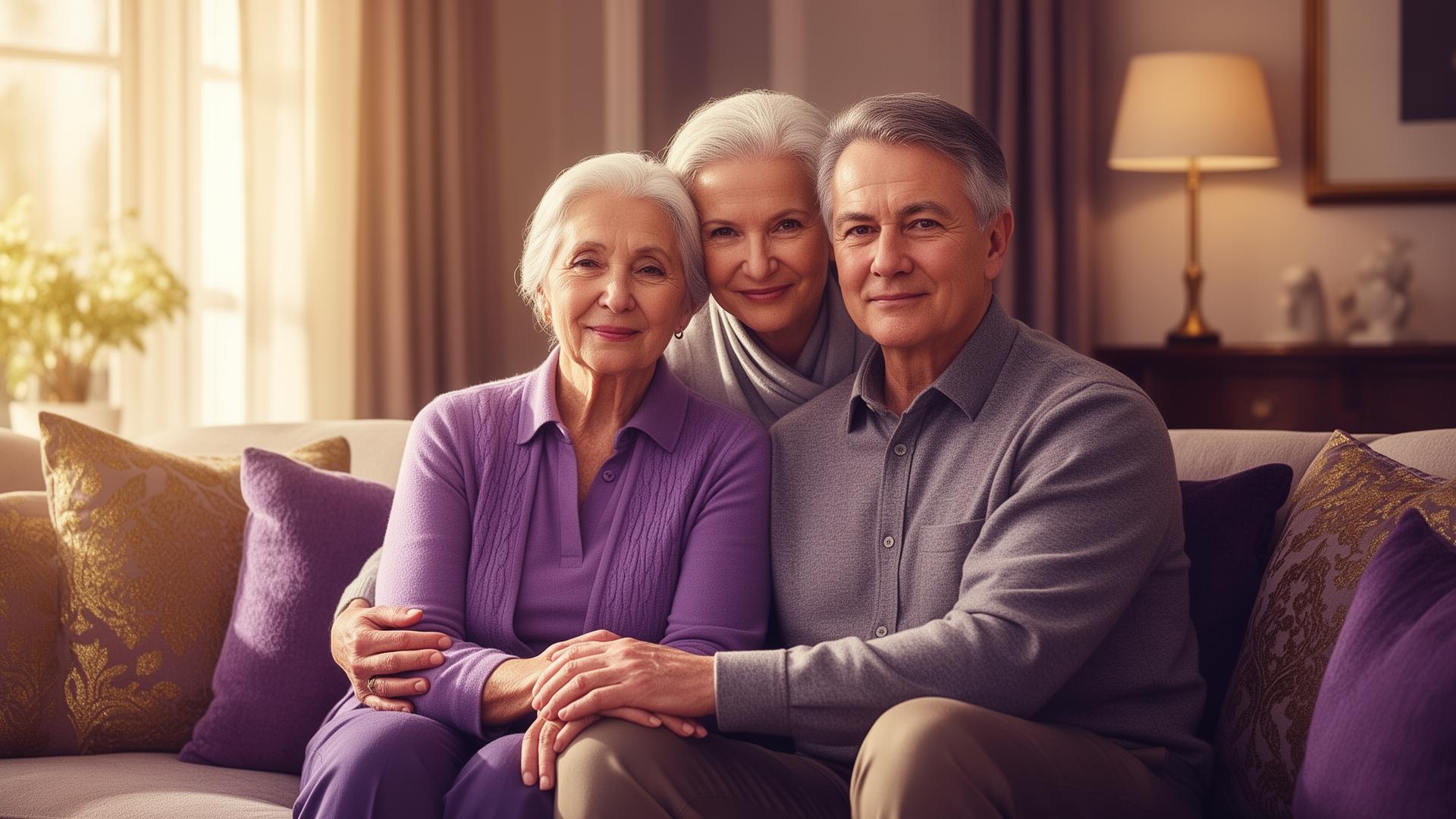 Multi-generational family protected at home